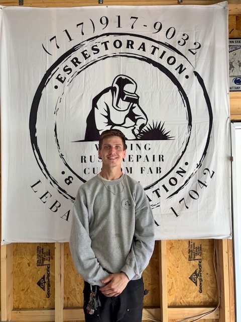 Owner of ES Restoration & Fabrication in the shop